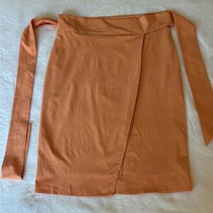 Elegant Wrap Skirt One in Orange and One in White